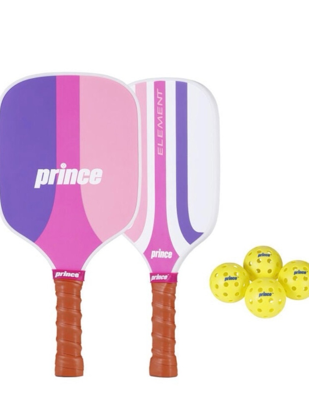 Prince Pickleball Bag Tag - Blue and Black Accent